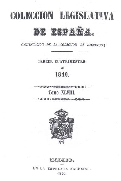 01. Real decreto creacion de academias Provinciales de Bellas Artes.31-10- 1849